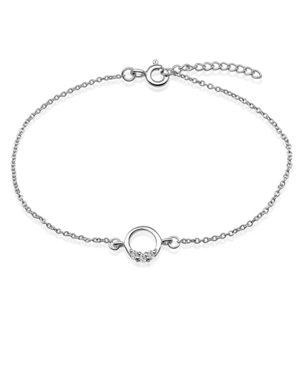 925 Sterling silver bracelet with cubic zircon.