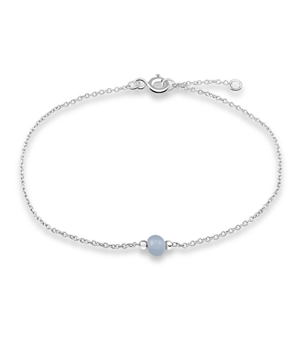 925 Sterling silver bracelet with crystals.