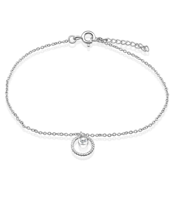 925 Sterling silver bracelet with cubic zircon.