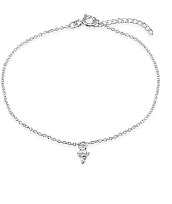 925 Sterling silver bracelet with cubic zircon.