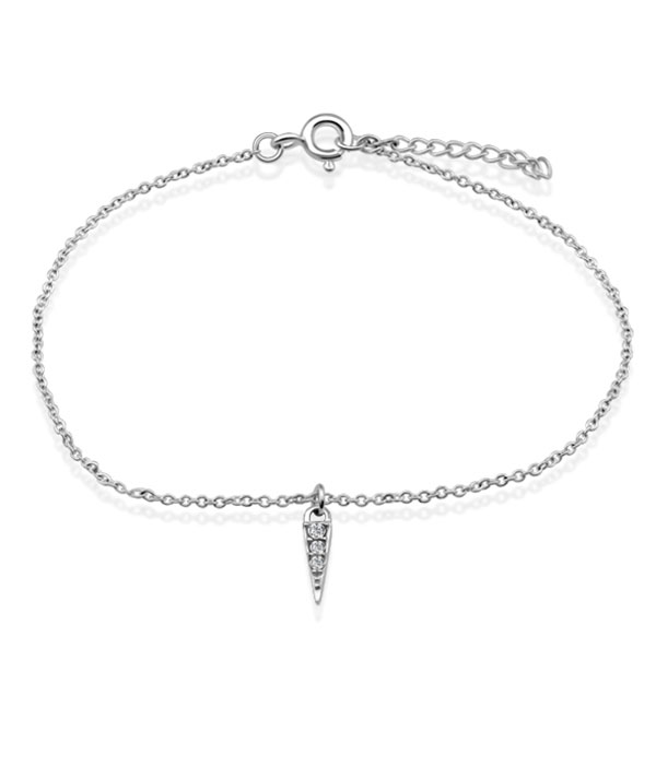925 Sterling silver bracelet with cubic zircon.