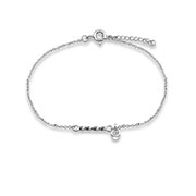 925 Sterling silver bracelet with cubic zircon.