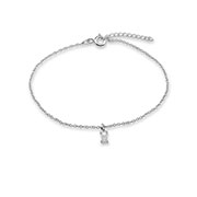 925 Sterling silver bracelet with cubic zircon.