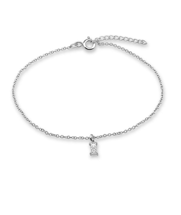 925 Sterling silver bracelet with cubic zircon.