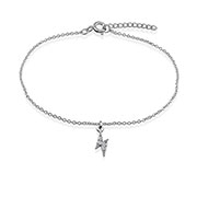 925 Sterling silver bracelet with cubic zircon.