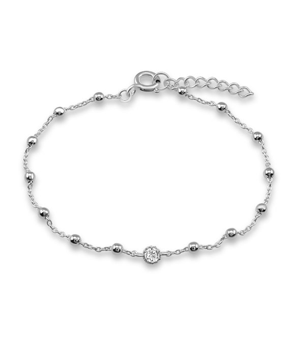 925 Sterling silver bracelet with cubic zircon.