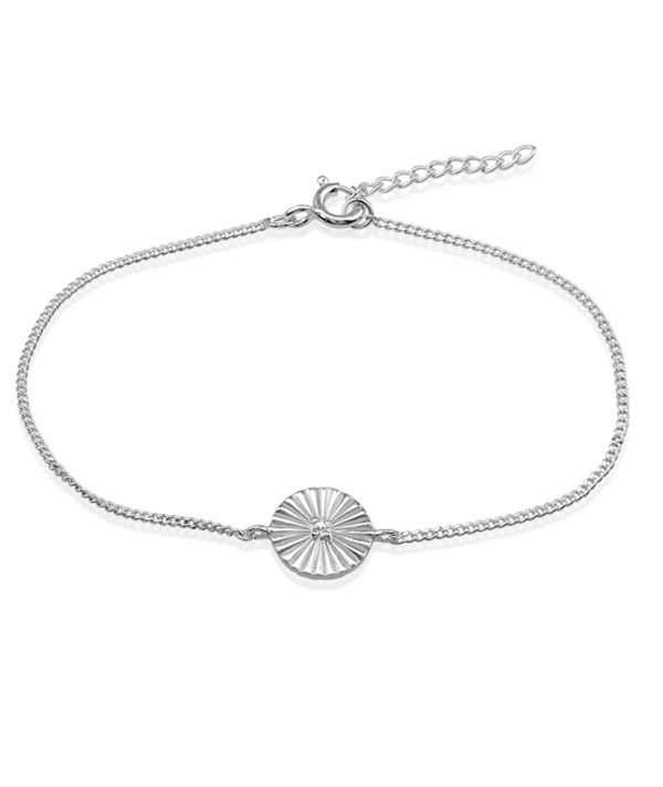 925 Sterling silver bracelet with cubic zircon.