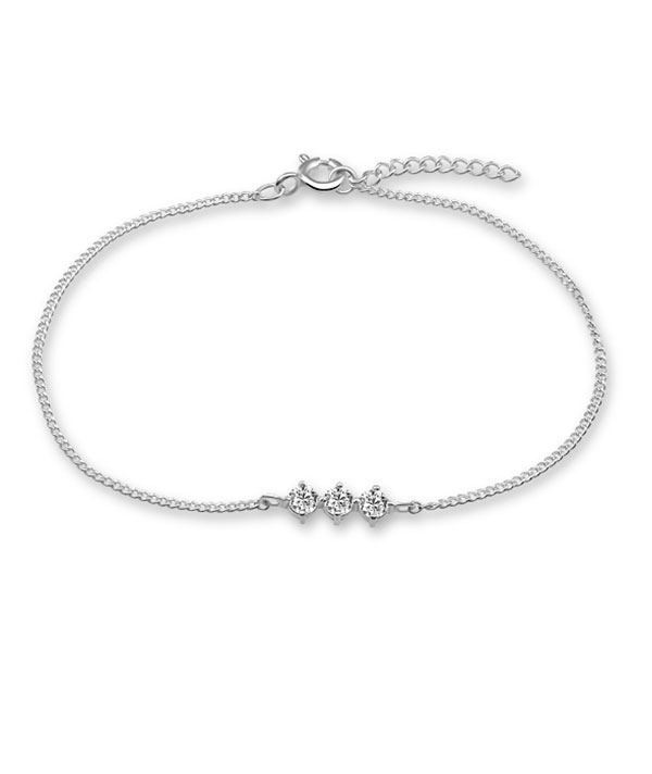 925 Sterling silver bracelet with cubic zircon.