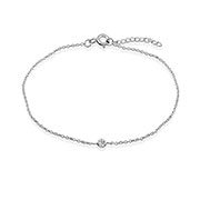 925 Sterling silver bracelet with cubic zircon.