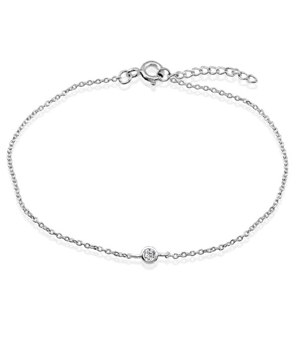 925 Sterling silver bracelet with cubic zircon.