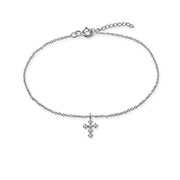 925 Sterling silver bracelet with crystals.