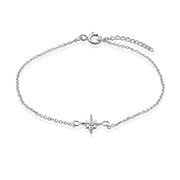 925 Sterling silver bracelet with cubic zircon.