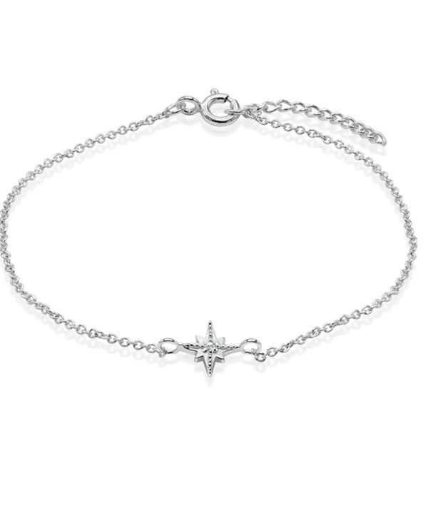 925 Sterling silver bracelet with cubic zircon.