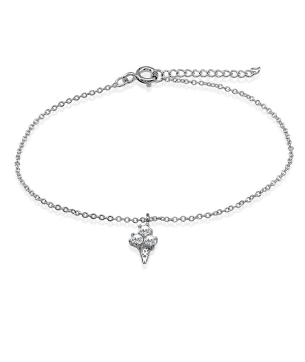 925 Sterling silver bracelet with cubic zircon.