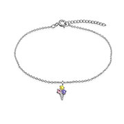 925 Sterling silver bracelet with cubic zircon.