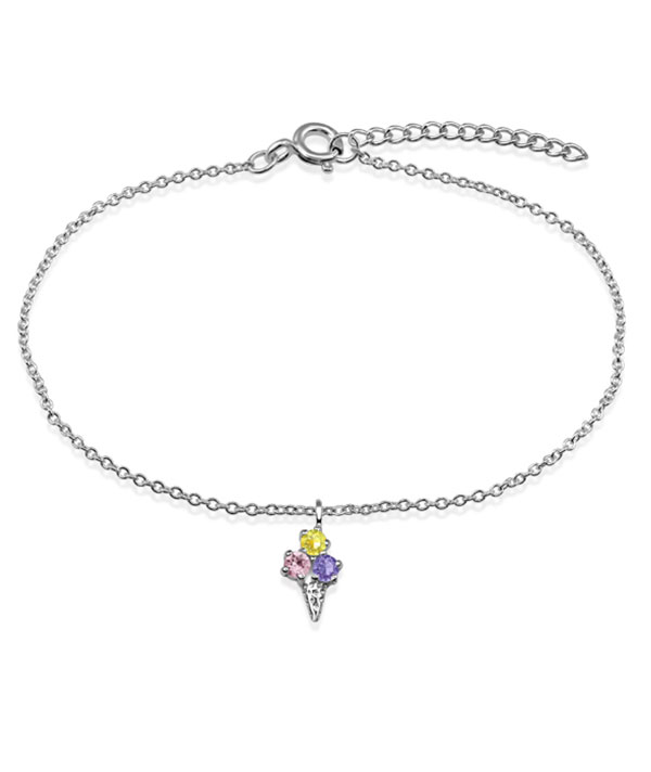 925 Sterling silver bracelet with cubic zircon.