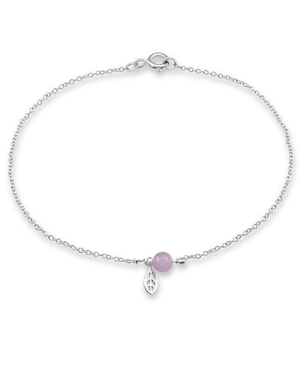 925 Sterling silver bracelet with crystals.