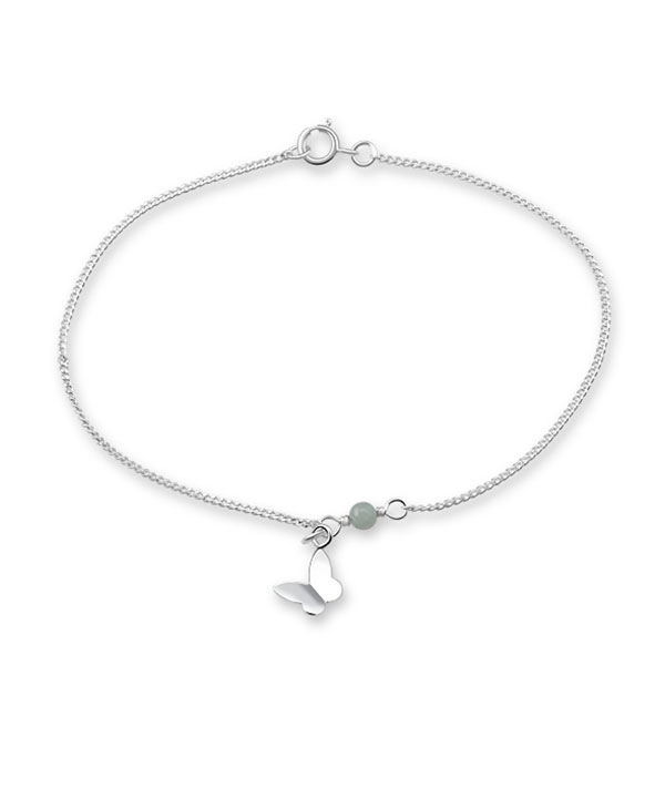 925 Sterling silver bracelet with crystals.