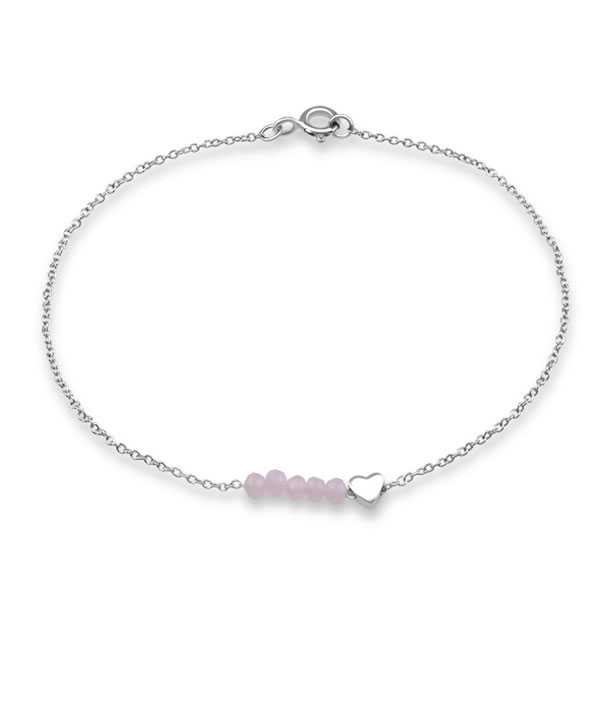 925 Sterling silver bracelet with crystals.