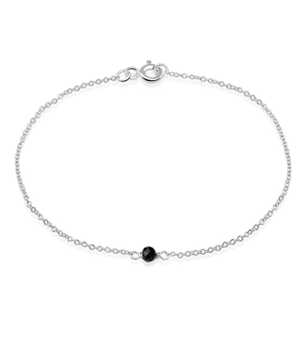 925 Sterling silver bracelet with crystals.