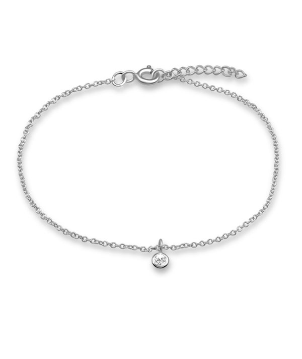 925 Sterling silver bracelet with cubic zircon.