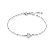 925 Sterling silver bracelet with cubic zircon.