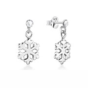 925 Sterling silver stud with crystals.