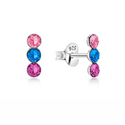 Sterling Silver Stud Earrings - Simple & Elegant Design