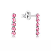 Sterling Silver Stud Earrings - Unique and Elegant Design