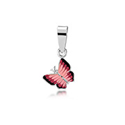 925 Sterling silver pendant with enamel color.