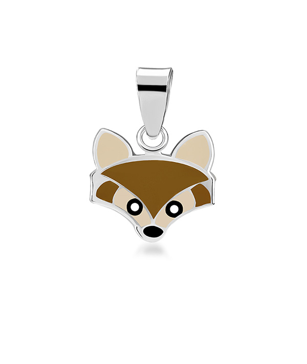 925 Sterling silver pendant with enamel color.