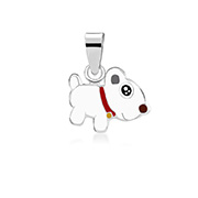 925 Sterling silver pendant with enamel color.
