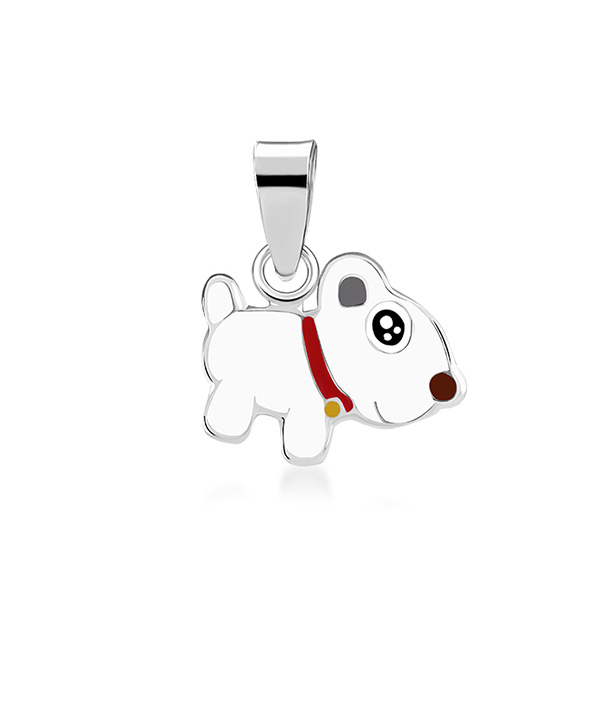 925 Sterling silver pendant with enamel color.