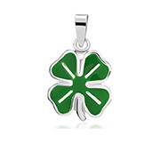 925 Sterling silver pendant with enamel color.