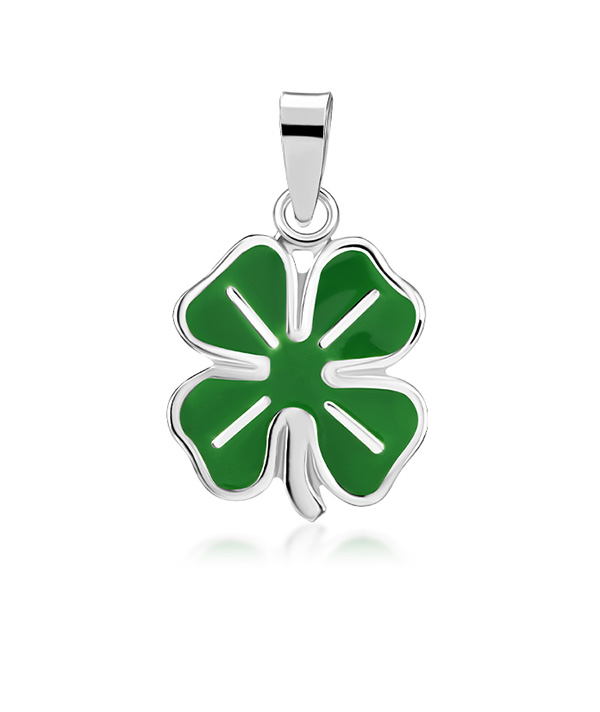 925 Sterling silver pendant with enamel color.
