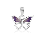 925 Sterling silver pendant with enamel color.