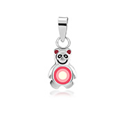 925 Sterling silver pendant with enamel color.