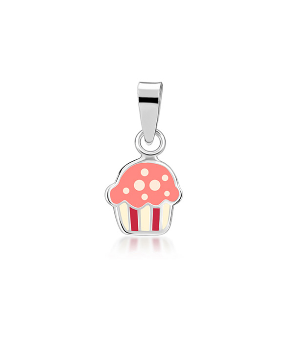 925 Sterling silver pendant with enamel color.