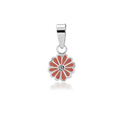925 Sterling silver pendant with enamel color.