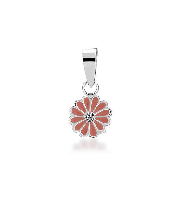 925 Sterling silver pendant with enamel color.