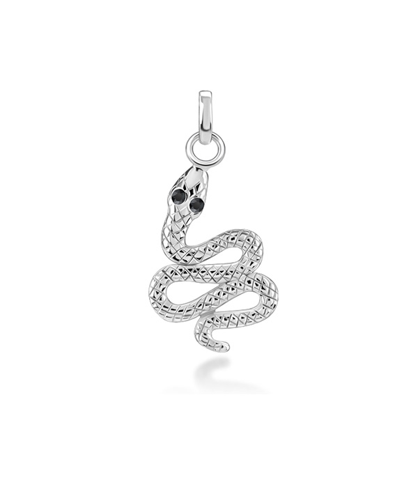 925 Sterling silver pendant with crystal.
