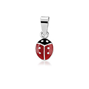 925 Sterling silver pendant with enamel color.