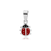 925 Sterling silver pendant with enamel color.