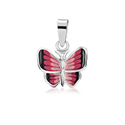 925 Sterling silver pendant with enamel color.