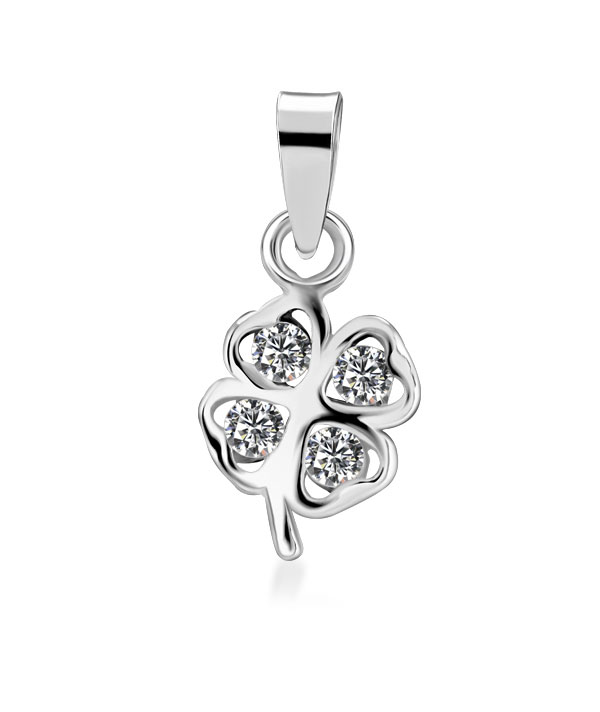 925 Sterling silver pendant with cubic zircon.