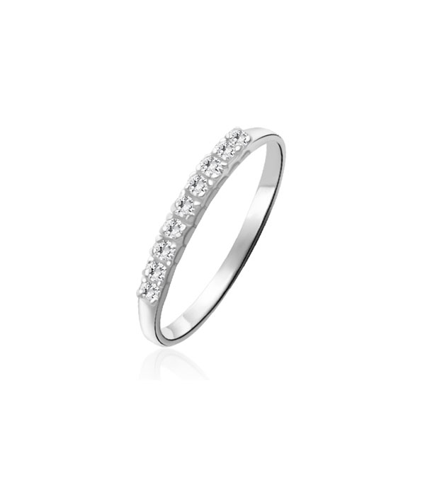925 Sterling silver ring with cubic zircon.