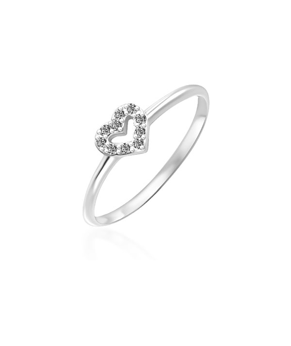 925 Sterling silver ring with cubic zircon.