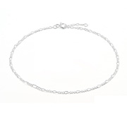 925 Sterling silver anklet.