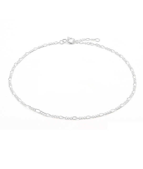 925 Sterling silver anklet.