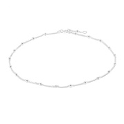 925 Sterling silver anklet.